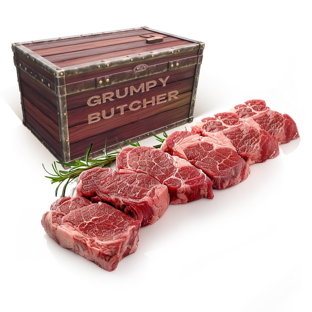Dens Hot Dogs Grumpy Butcher Beef Sirloin Steak - 6 oz each, 6 Pack - Quality Steak Meat