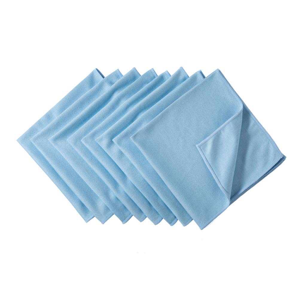 Klnyoo Microfiber Glass Cleaning Cloths Lint Free Streak Free Quickly And Easily Clean Windows & Mirrors Without Chemicals Polis