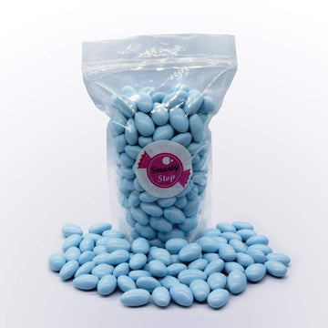 Smarty Stop Jordan Almonds - Blue - 1 Pound (Pack of 1)
