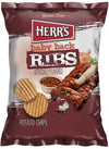 Herr Foods Baby Back Rib Chips 1 oz Pack of 84