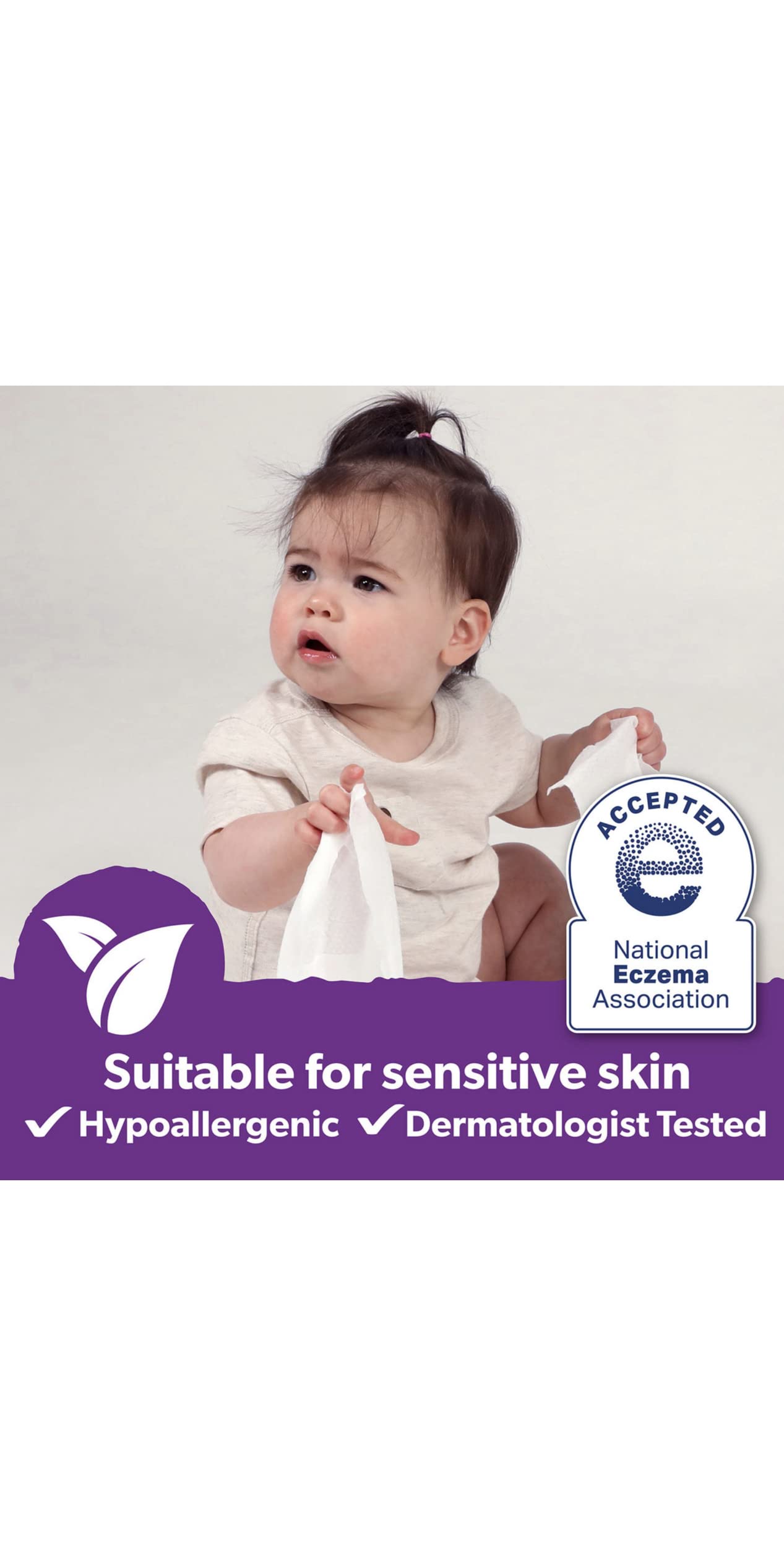 Members Mark Fragrance Free Baby Wipes, 12 Pack of 96 Wipes Each, Cotton, Model TS0417-A700ML-M1616