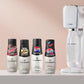 SodaStream Pepsi Wild Cherry  MTN Dew Code Red  Pepsi & Mug Root Variety Pack  Zero Sugar  440ml Pack of 4