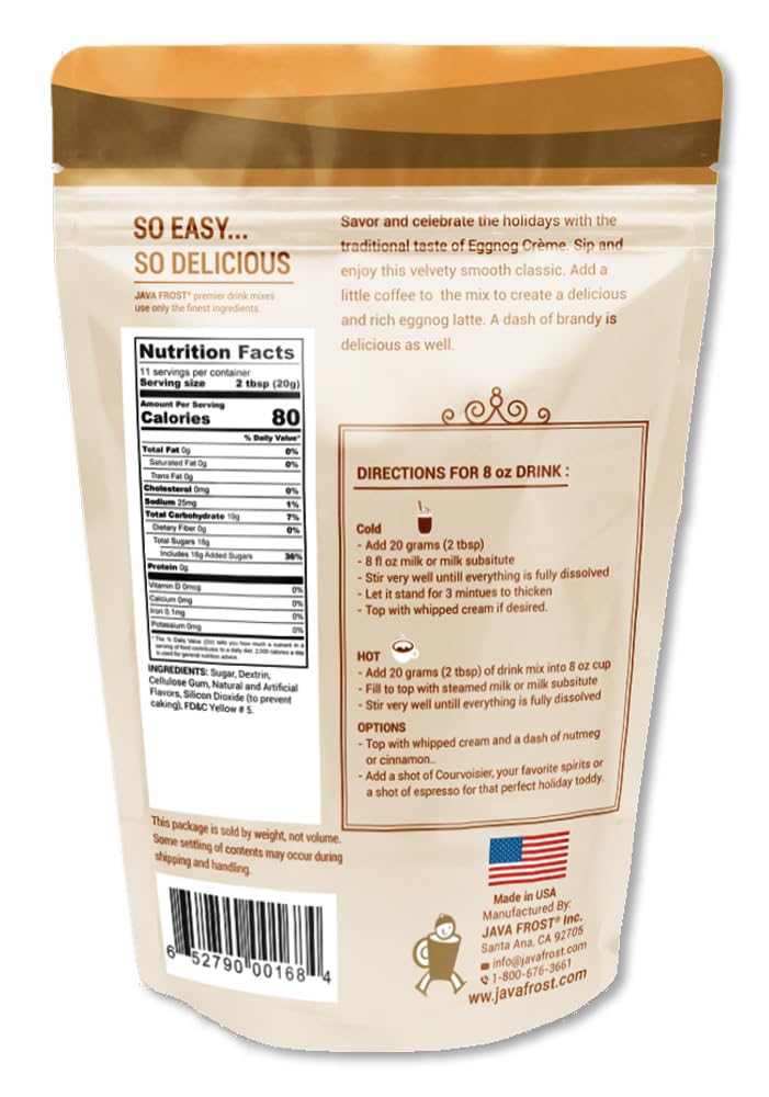 Instant Eggnog Drink Mix, 8 Oz