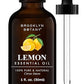 Brooklyn Botany Lemon Essential Oil - 100% Pure And Natural - Therapeutic Grade Essential Oil With Dropper - Lemon Oil For Aroma