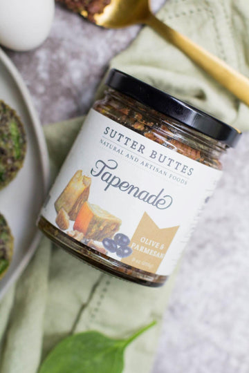 Sutter Buttes Olive Tapenade Spread - 9 Oz. Jar (Olive & Parmesan)