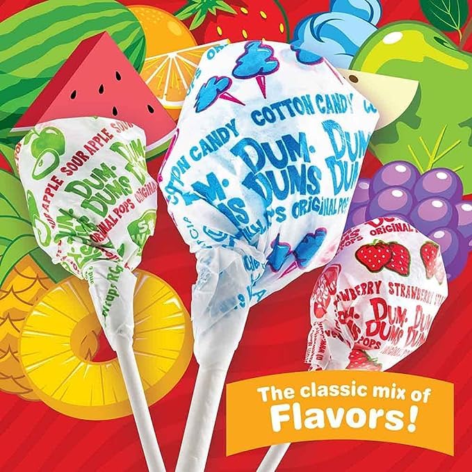Maryse'S Place Dum Dums Pops, Assorted Flavors Lollipops In Bulk Candy, 10 Lb (160 Oz)- Approx 750 Pieces -All-Time Classic Flav