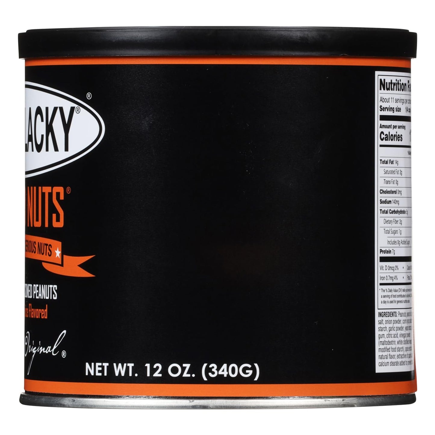 Cackalacky Spiced Peanuts, Roasted NC-grown, 12 oz. (Pack of 3), Perfect for Snacks and Parties