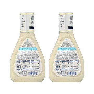 Ken'S Steak House Lite Chunky Blue Cheese Dressing (16 Fl Oz, Pack Of 2)
