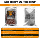 J&K Beef Jerky spirit-inspired flavor BBQ Spicy Beef Jerky - 7oz Big Bag - Small Batch American Made Snack