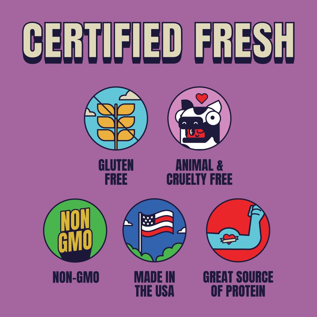 Louisville Vegan Jerky General Tsos - Non-GMO, Gluten-Free, High Protein Vegan Snack - 3 oz, 3 Pack