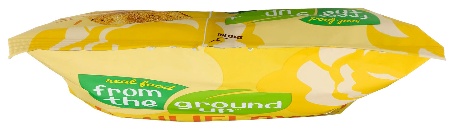 REAL FOOD FROM THE GROUND UP Sour Cream & Onion Cauliflower Chips, 3.5 OZ, Pack of 1