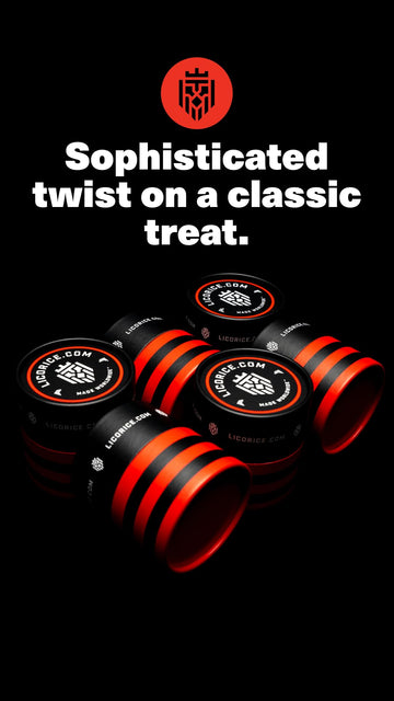 Licorice.com | Candy Gift Box | Soft & Chewy Australian Red, Black & Fruity Licorice | Yummy Strawberry, Green Apple & Raspberry