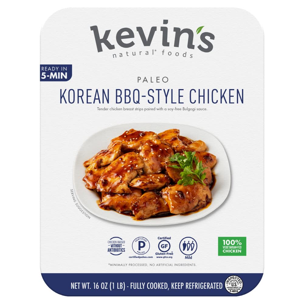 KevinS Natural Foods Korean Bbq Chicken Breast, 16 Oz