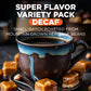 Mauds Flavored Decaf Coffee Pods Variety Pack  80ct | 14 Assorted Blends | 100% Arabica Flavored Coffee | Solar Energy Produced Recyclable Single Serve Coffee Pods Compatible with Keurig K-Cup malt-inspired