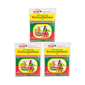 NOH Foods of Hawaii Seasoning Packets, Portuguese Vinha DAhlos, 1.5 oz, Pack of 3