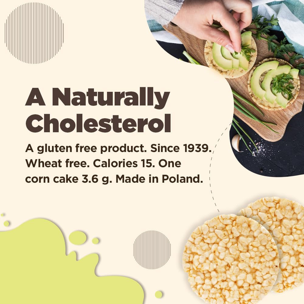 Leibers Corn Cakes On The Go Snack Pack - 32 Packs - 5 Thin, Crispy Cakes Per Pack - Kosher, Vegan, Wheat, Gluten And Cholestero