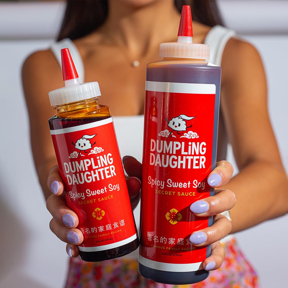 Dumpling Daughter - Spicy Sweet Soy Sauce (8 oz) - Gourmet Asian Dipping Sauce