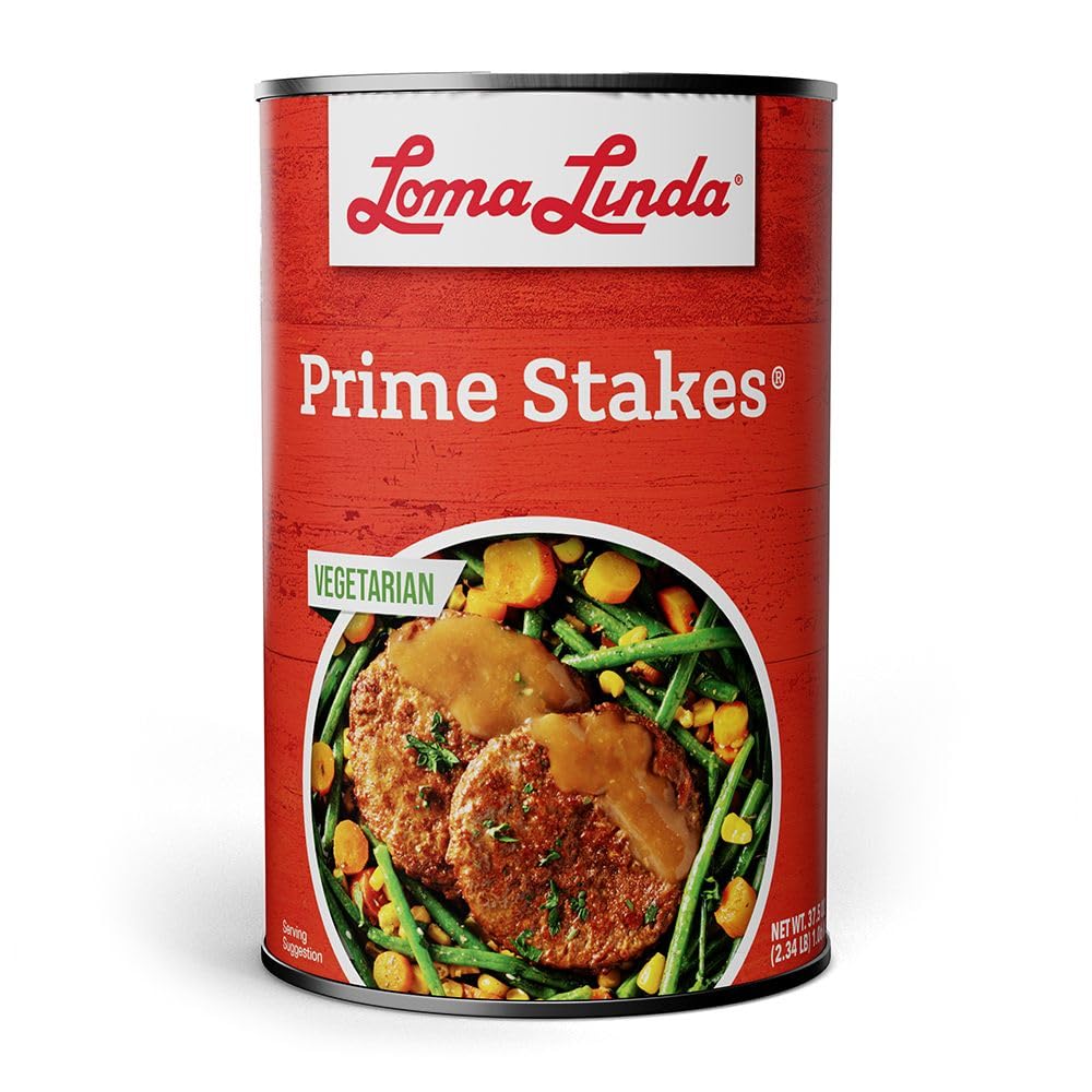 Loma Linda - Plant-Based Meat Substitutes (37.5 oz) (Prime Stakes, 3 pack)