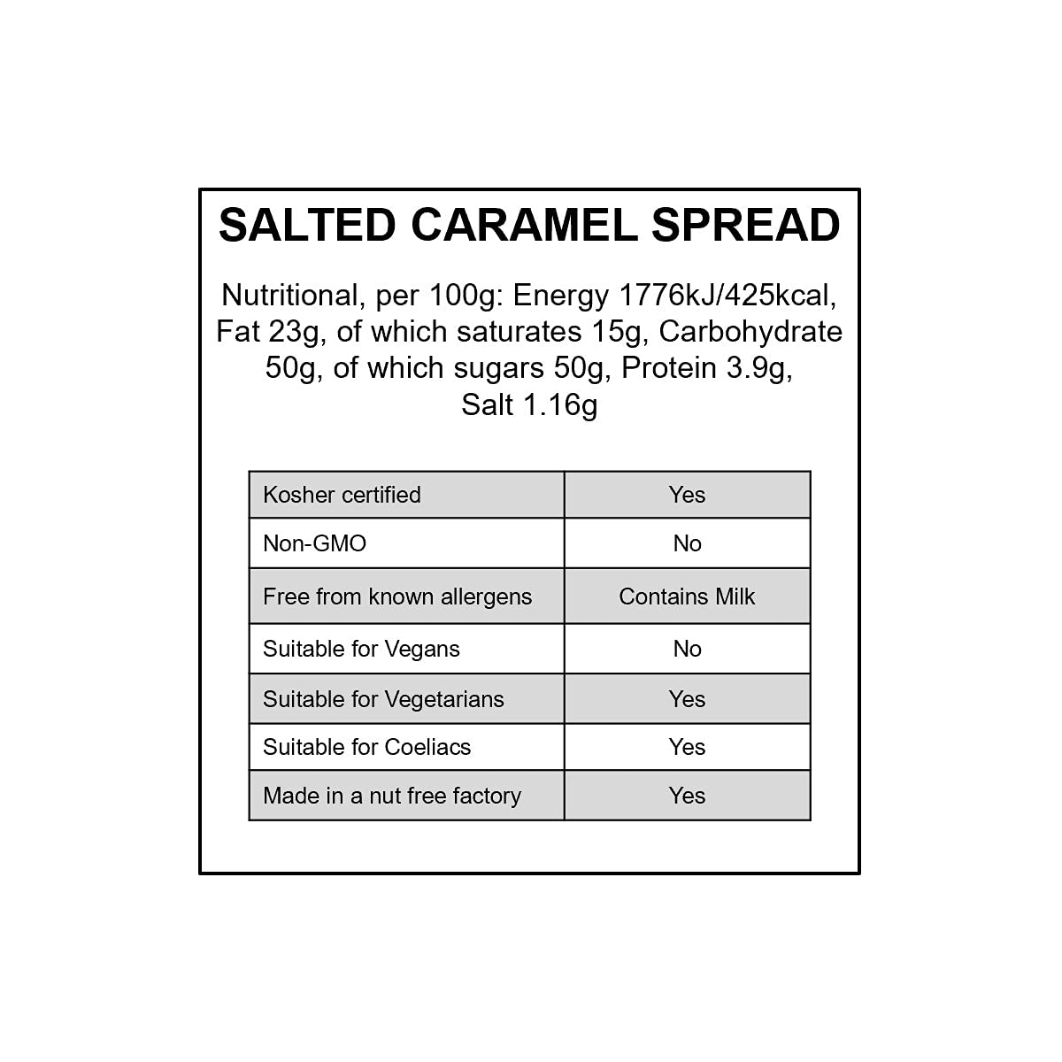 Tiptree Salted Caramel Spread, 7.4 Ounces
