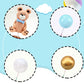 Bear Cake Toppers Mini Bear Figurine Cake Decorations With Gold Blue White Pearl Ball For Baby Shower Birthday Party Teddy Bear