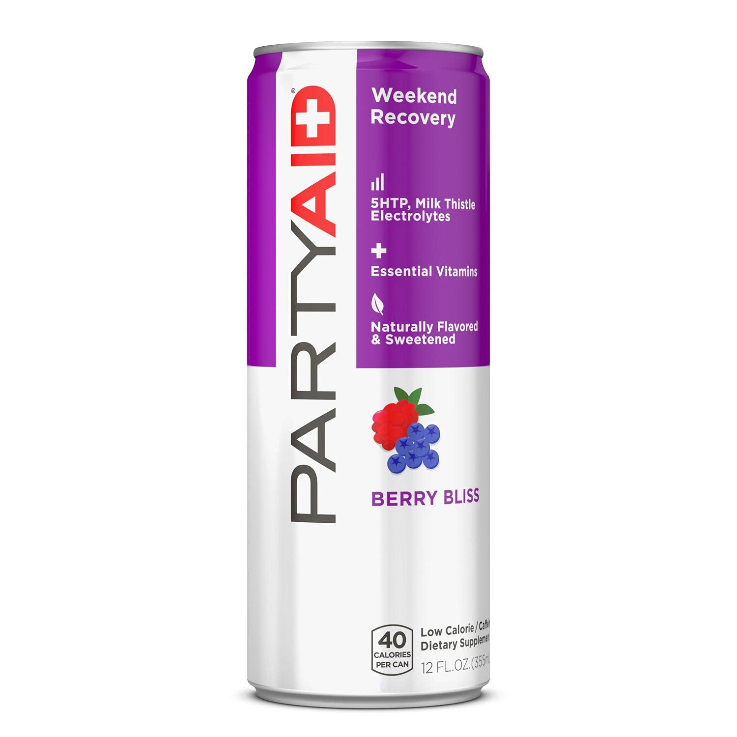 LIFEAID Partyaid Rehab Blend, 12 Fl Oz, Caffeine-Free, No Artificial Flavors, Electrolytes, B-Complex, 5-HTP, Milk Thistle