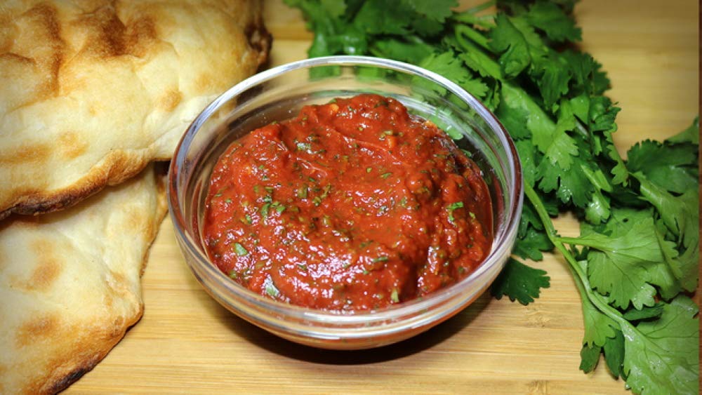 Satsebeli Sauce Homestyle Style With Sweet Pepper 300G/10.59Oz Traditional Georgian Cuisine Tomato Sauce With Piquant Herbs For