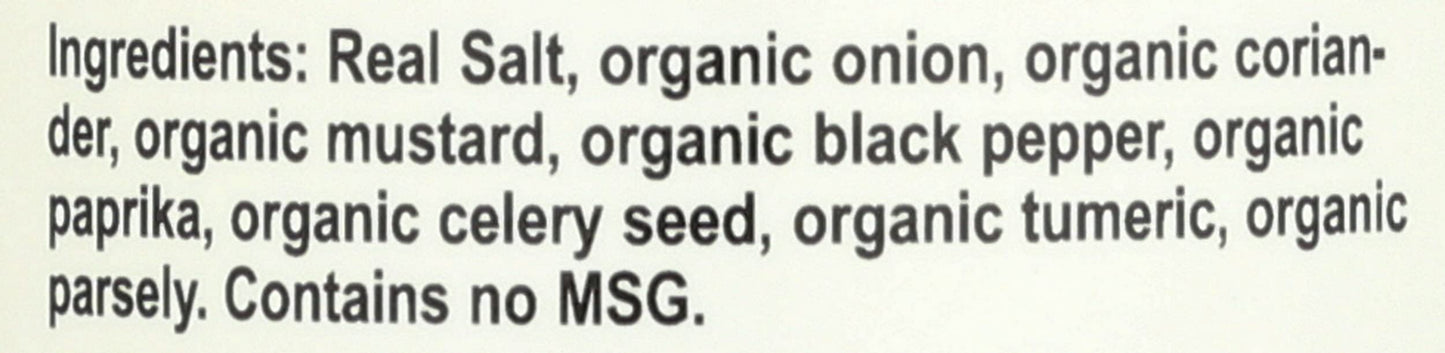 Redmond - Real Salt Seasoning, Natural Unrefined Gluten Free 8.25 Ounce
