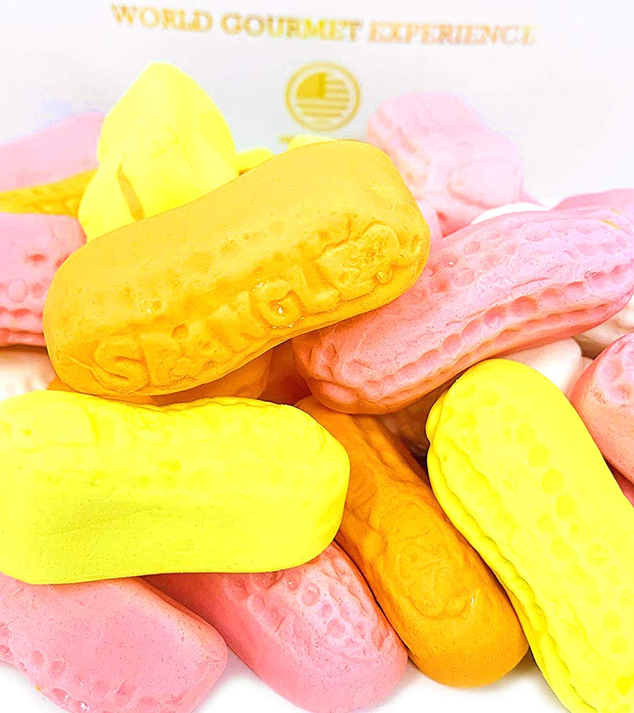 SweetGourmet Colored Circus Peanuts | Retro Marshmallow Candy | 1 Pound