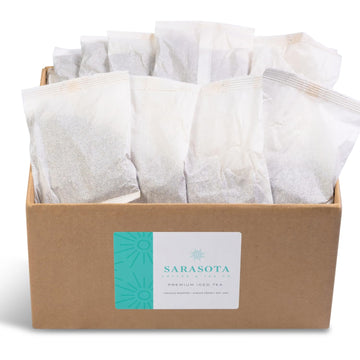 Sarasota Tea  1 Gallon Tea Bags  Gourmet Black Orange Pekoe Iced Tea Bags  Iced Tea Packs  (48 Count)