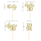 24 Pcs Gold Glitter 30Th Birthday Cupcake Toppers For Celebrating Thirty Years Old Birthday Party Decorations For 30Th Anniversa