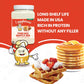 Eggylicious Pancake/Waffle Mix – Classic Recipe, 25.14 oz Jar – No Preservatives or Colorants, Loved by Kids & mature-themeds