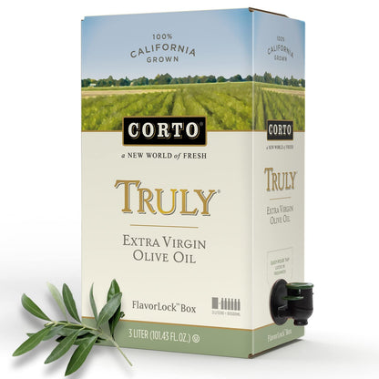 Corto TRULY | 100% Extra Virgin Olive Oil | Floral Notes | Cold Extracted in State-of-the-Art Mill | Straight from Official Cort