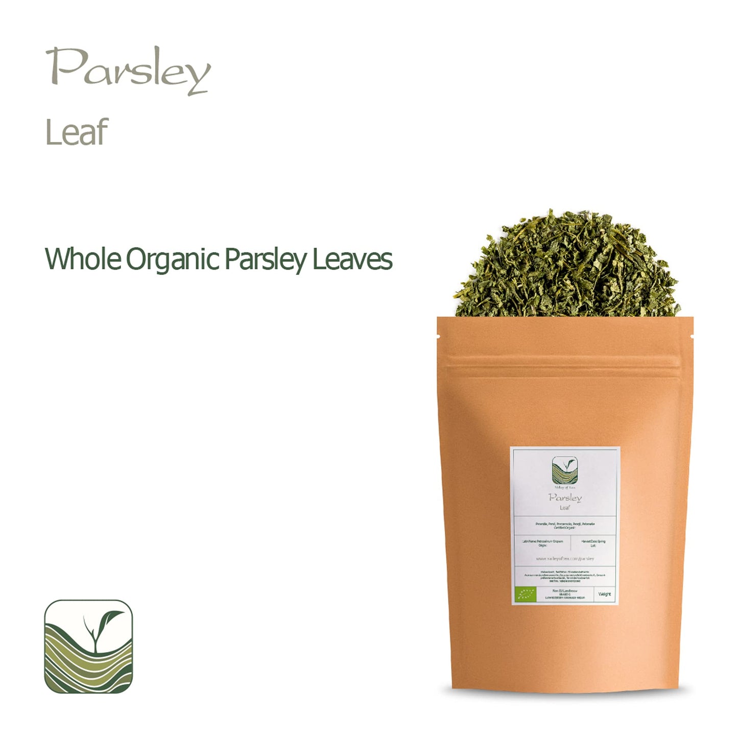 Parsley Organic Seasoning Spice - Perfect As Garnish - Petroselinum Crispum - Parseley Parsely Organic Parlsey Parslehy Parsley