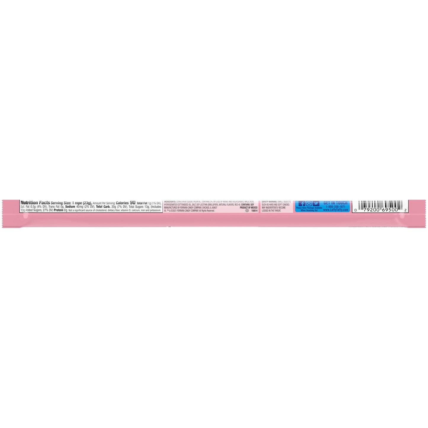 Laffy Taffy Rope - Case Of 24 (Cherry)