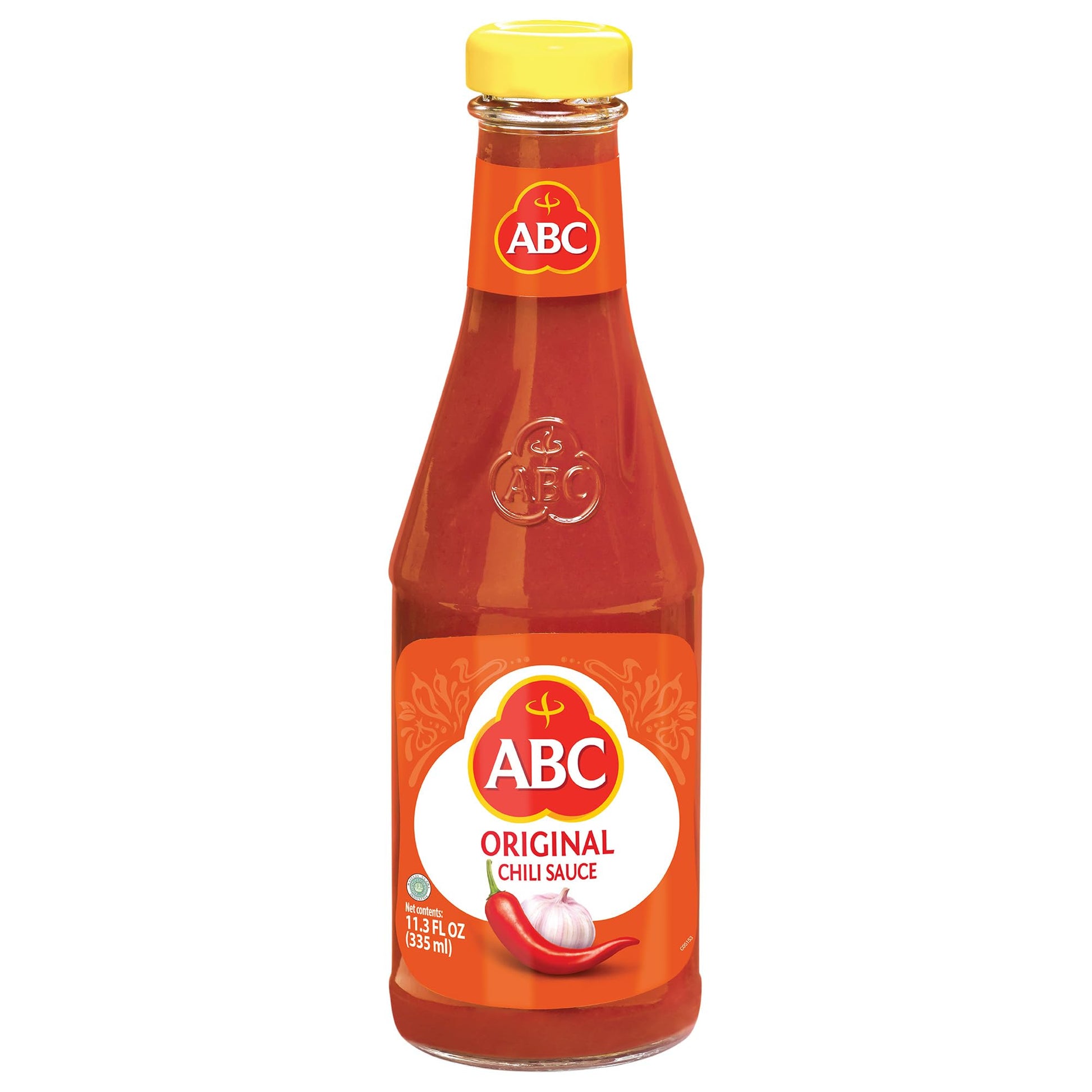 ABC Original Chili Sauce, 11.3 Oz, Spicy Sriracha Style Sambal, No MSG, Umami Flavor, Indonesian BBQ Dip Made with Chili & Garli