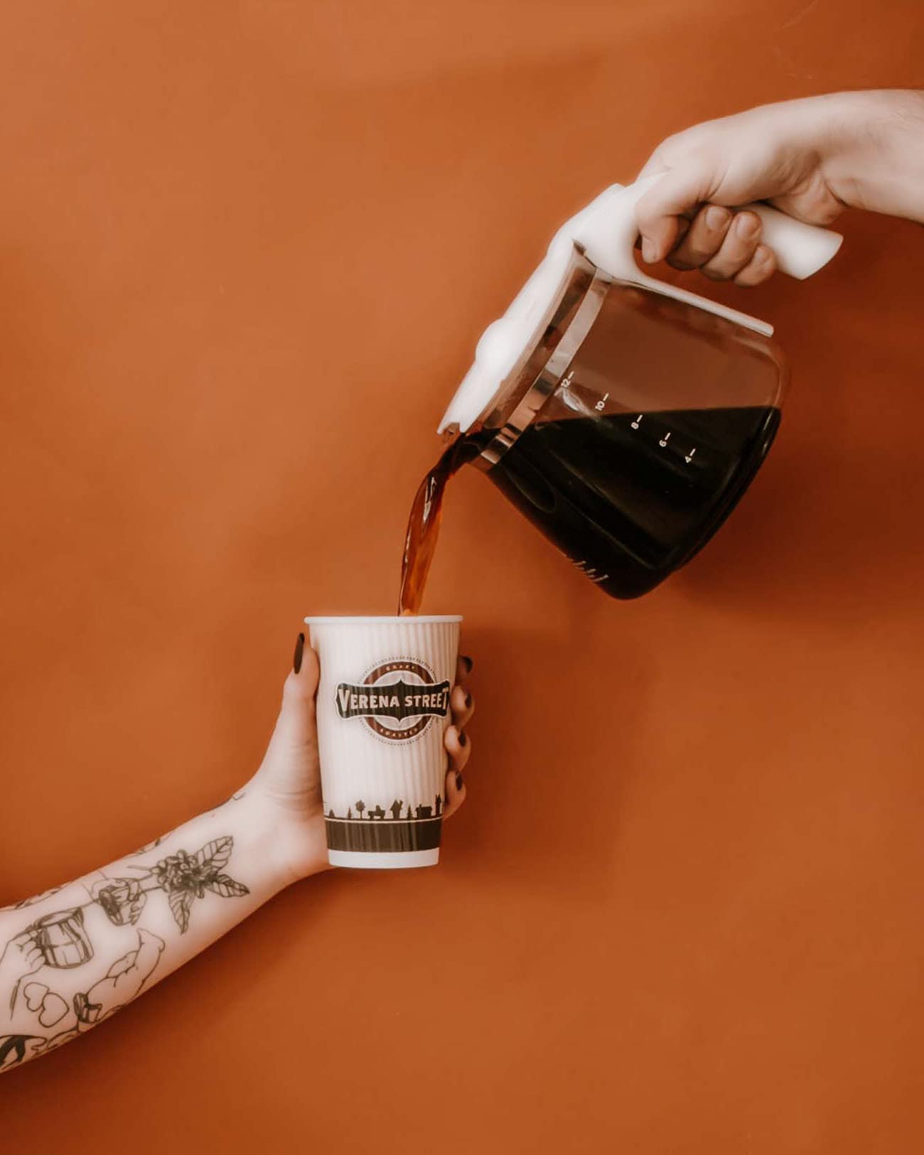 Verena Street 5 Pound Whole Bean Coffee, Dark Roast, Nine Mile Sunset, Rainforest Alliance Certified Arabica Coffee