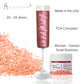 Sip & Shimmer Edible Drink Glitter for Cocktails, Wine, Mocktails - Rose Gold, Food-Grade, Small, Model 123-456