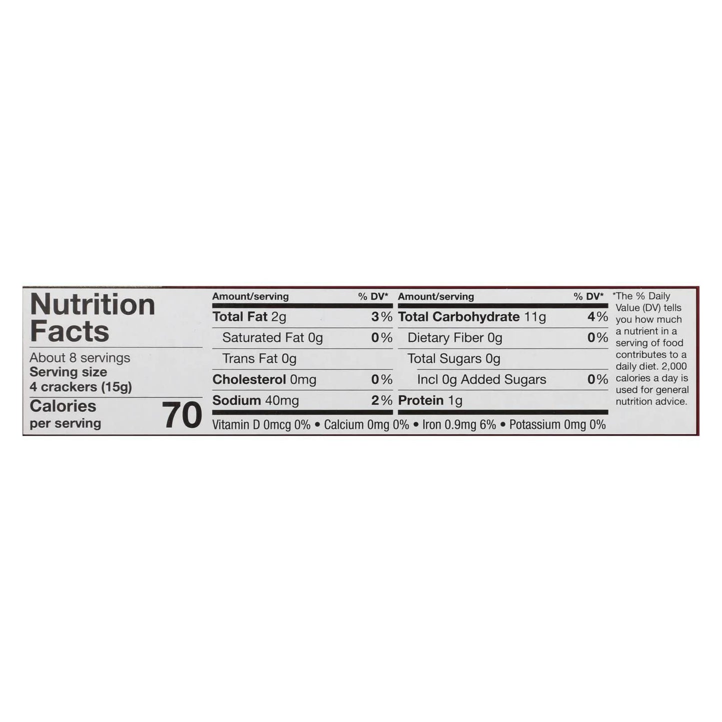 Wellington Tasted Sesame Cracker, 4.4 Ounce Box