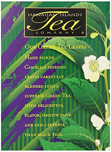 Hawaiian Islands Tea Company Guava Ginseng Green Tea, All Natural - 120 Teabags (6 Boxes)