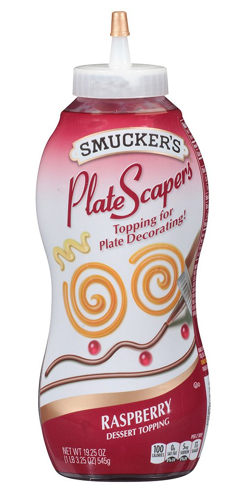 Smuckers Plate Scraper, Raspberry, 19.25 Ounce