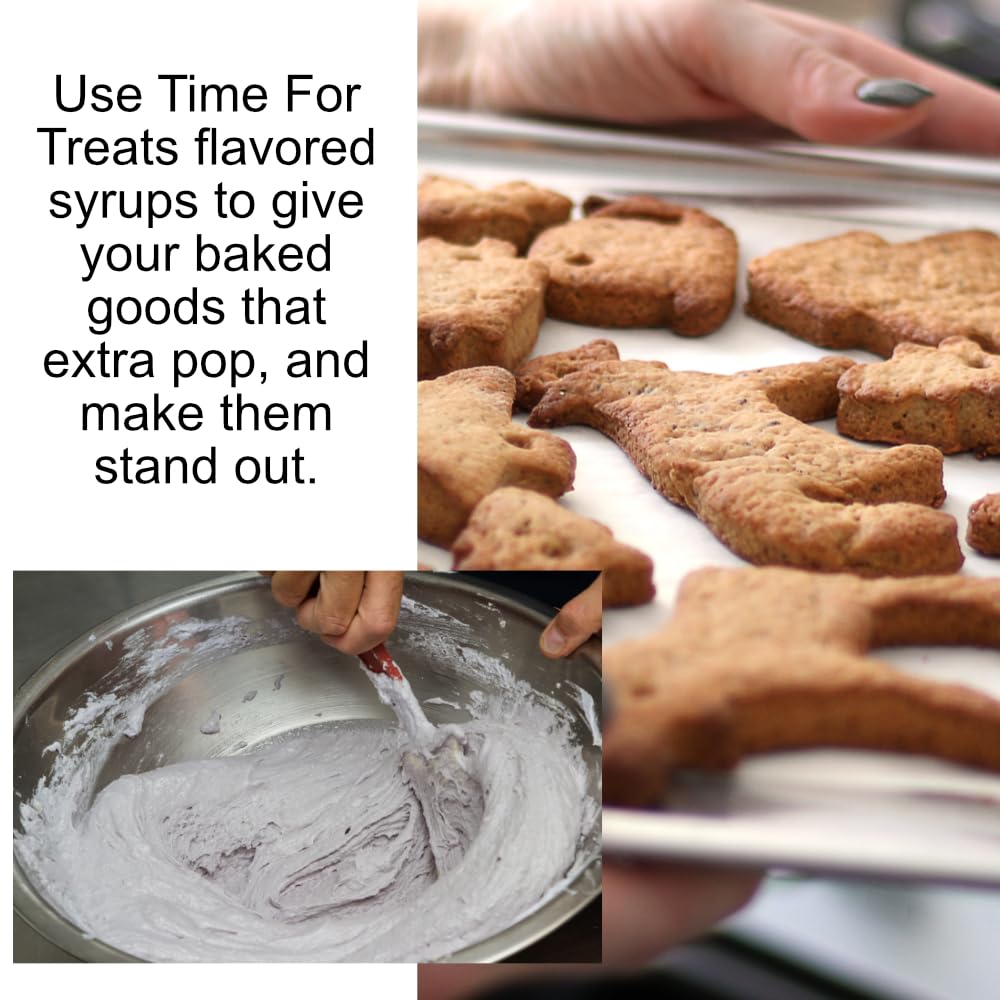 3-Pack Grape, Cherry, Red Raspberry Syrup For Snow Cones, Homemade Sodas, Cocktails, Coffee, Baking And More - Time For Treats 16.9 Fluid Ounce Per Bottle