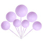 Rssta i Cake Toppers - 30 PCS Mini Balloon Foam Balls - Purple - Model XM402-Purple - Perfect for Baby Shower, Birthday, and Wedding Celebrations