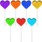 Fruidles Lollipops Mini Heart Shaped Flavored Delicious Lollipop, Individually Wrapped, 5G Lollipop (30 Lollipops, Heart Flavor