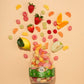 Cavendish & Harvey Mixed Fruit Hard Candy Drops, 34 Ounce Jar, Multicolor, Model 4037719066009