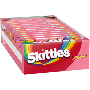 Skittles Smoothie Summer Chewy Candy Assortment , 24 Ct Bulk Candy Box