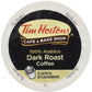 Tim Hortons Dark Roast Single Serve Coffee Cups, 96 Count (Packaging May Vary)