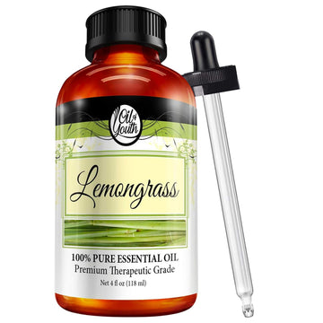Oil Of Youth Essential Oils 4Oz - Lemongrass Essential Oil - 4 Fluid Ounces