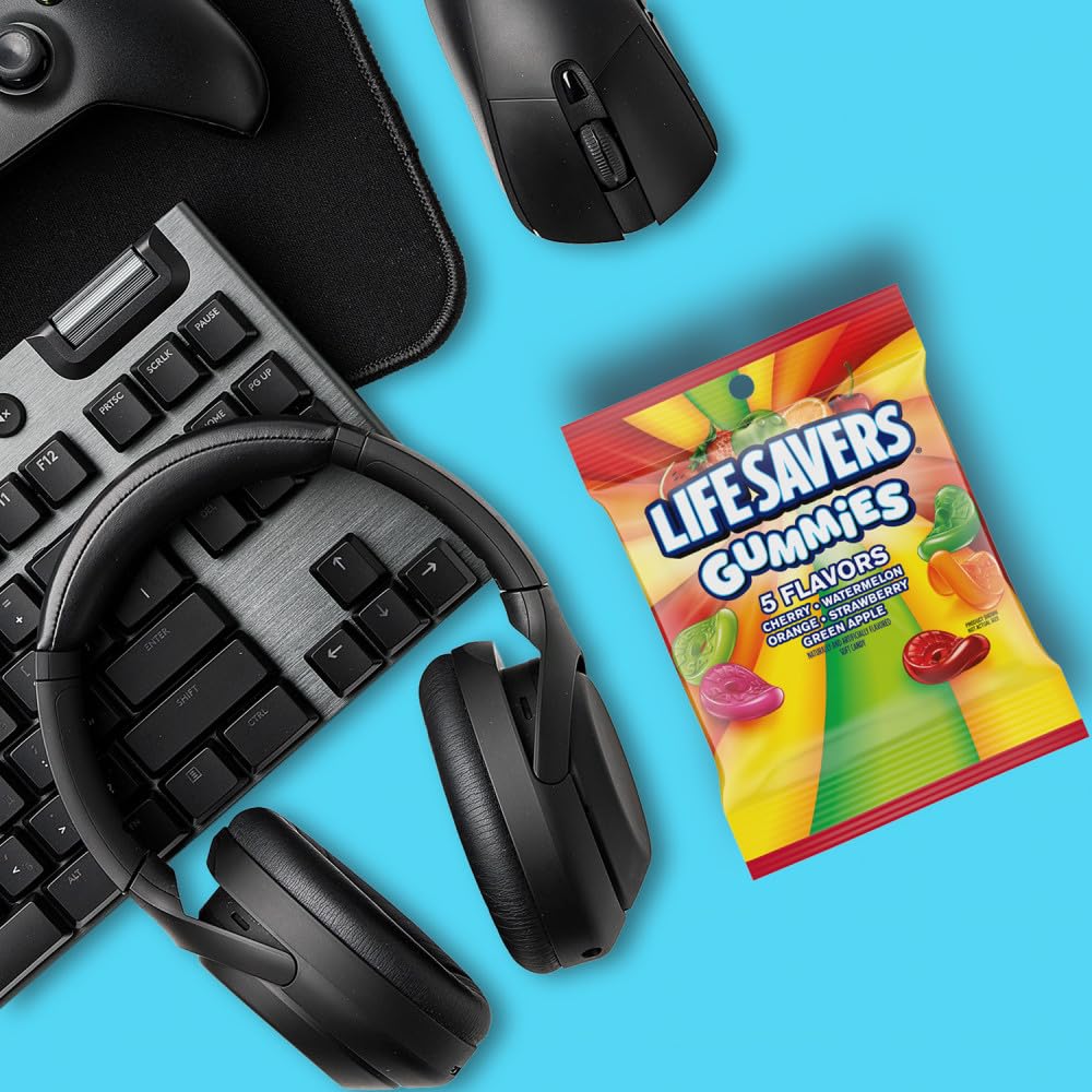 LIFE SAVERS Gummies 5 Flavors Gummy Candy Bulk Pack of 12  4.6 Oz Bags