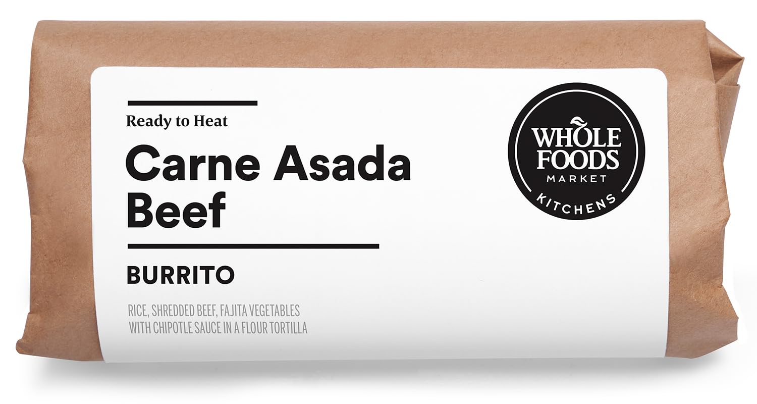 Whole Foods Market, Burrito Carne Asada, 10.5 Ounce