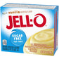 Jell-O Vanilla Instant Pudding & Pie Filling, Sugar Free, Fat Free, 1 oz Pack of 4